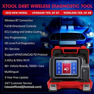 Controlli bidirezionali 31 + servizi CAN FD Protocol Scanner OBD2 programmazione chiave XTOOL D8BT strumento di scansione diagnostica automobilistica - Product Image 6