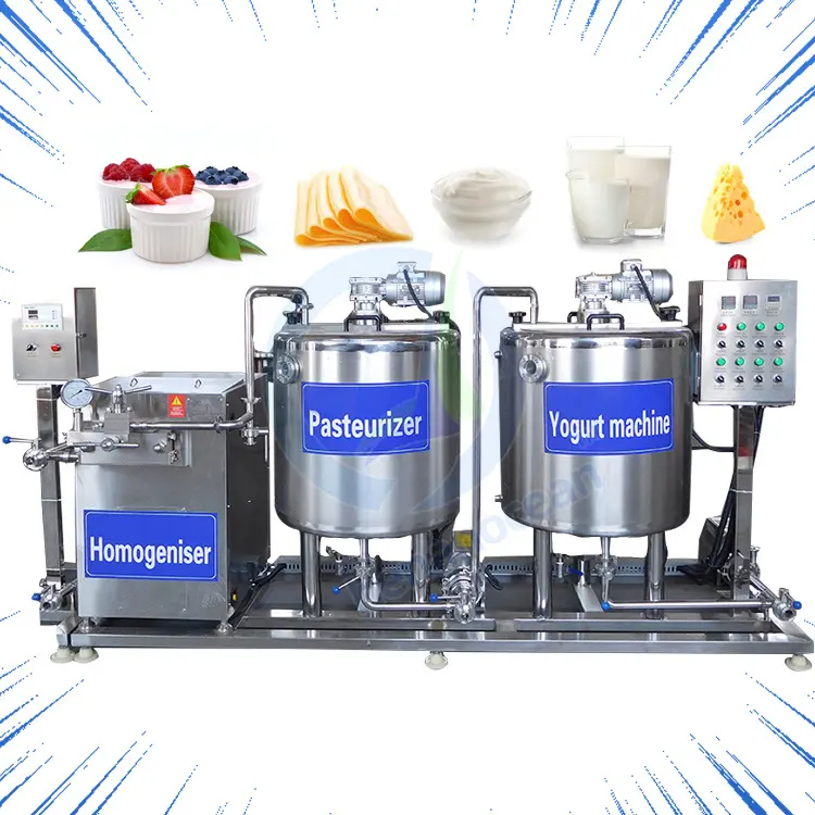 Food Small Business Fresh Camel Milk sterilizzatore Plant Warm Steam Dairy Milk pastorizer Process Line