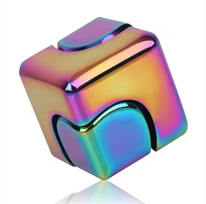 Nc Máy tính để bàn Kim Loại Thần Tài <span class=keywords><strong>Spinner</strong></span> Magic Cube chống lo lắng tập trung thần tài đồ chơi 4 trong 1 ngón tay đầu cảm giác đồ chơi cho trẻ em và người lớn - Product Image 1