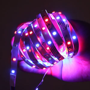 Yüksek kalite ucuz fiyat 12V 5 metre 2835 SMD RGB LED şerit ışık tüm Set Whole uzaktan kumanda LED şerit - Product Image 4