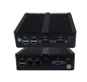 Intel Celeron J4125คอมพิวเตอร์ขนาดเล็กคอมพิวเตอร์ขนาดเล็กสำหรับงานอุตสาหกรรมระบบนาโนไร้พัดลมคอม3G/4G 2HD จากโรงงาน - Product Image 4