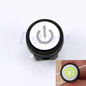 Druckknopf schalter LED-Licht Strom versorgungs symbol Druckknopf Momentan verriegelung Computer gehäusesc halter - Product Image 5