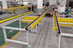 <strong>Automated</strong> Live-Roller Powered Pallet/Skid Pallet <strong>Handling</strong> Roller Conveyor <strong>System</strong>/Pallet Pop-Up Transfer Conveyor Unit - Product Image 5