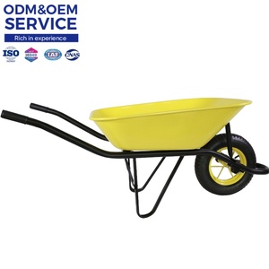 Вездеходная Строительная тачка Wb4010 с тяжелыми шинами для обеспечения устойчивости грунта в Китае - Product Image 3