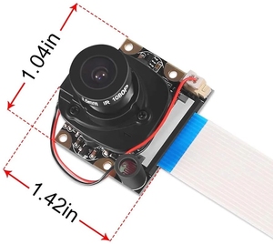 Raspberry Pi 4 B 3 B + Modulo Della Macchina Fotografica Automatica IR-Cut Commutazione Day/Night Vision Video Modulo di Messa A Fuoco Regolabile 5MP 1080p - Product Image 5