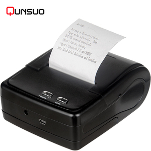 ขนาดเล็กแบบพกพา Qunsuo-5802เป็นเครื่องพิมพ์ใบเสร็จบลูทูธขนาด58มม. เหมาะสำหรับอุปกรณ์แอนดรอยด์ - Product Image 1