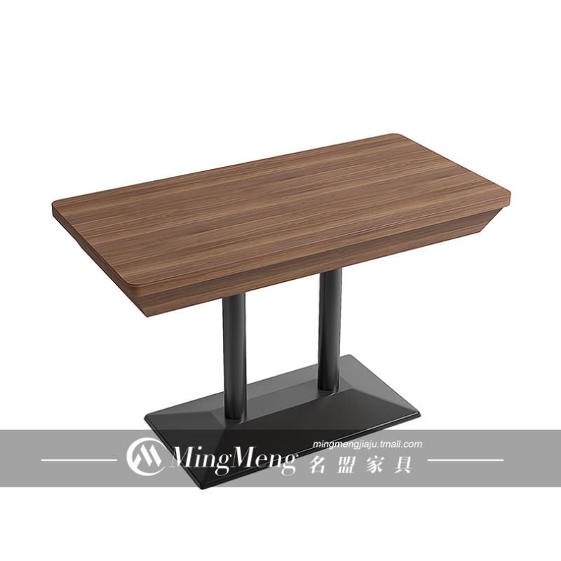 Rect table with drawer (iron base)