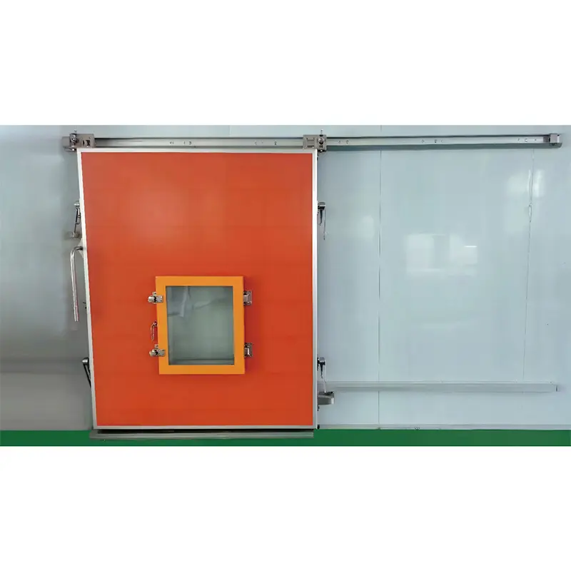 100/120/150 mm CA Storage Door Controlled Atmosphere Storage Door Colour Steel Cold Room Sliding Door