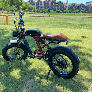 US Stock Warehouse FAT TIRE Super 20inch Full Suspension 48v 500w <strong>Electric</strong> Fat Vintage E Bike Retro