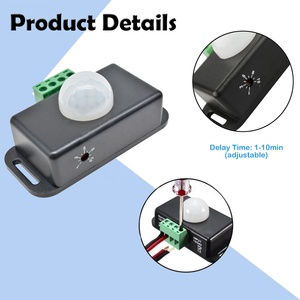 Diywall-Módulo de interruptor de Sensor de movimiento infrarrojo para lámpara de tira de luz LED, ajuste automático, DC 12V-24V - Product Image 2