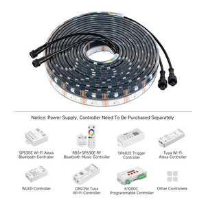 Tecnologia indirizzabile individualmente IP68 stadio di costruzione impermeabile all'aperto 12V RGB digitale Led striscia tipo GS8208 WS2815