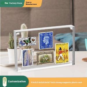 <strong>Customized</strong> Double-Sided Strong Magnetic Transparent Acrylic Photo <strong>Frame</strong> Multiple Sizes <strong>Display</strong> Racks for Studio Storage - Product Image 3
