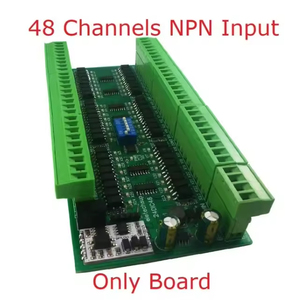16/32/48CH NPN/PNP Entrada aislada ópticamente Conmutación Placa de colector digital RS485 Modbus RTU Módulo DC 12V 24V