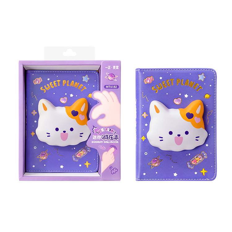 Mini LIBRO DE DESCOMPRESIÓN MT6182 Sweet Planet-Kitty