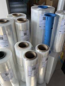 Độ bền kéo mạnh mẽ nhiều lớp căng phim 500m chiều dài máy lớp mềm độ cứng bề mặt mịn LLDPE vật liệu cho kho Pallet - Product Image 4