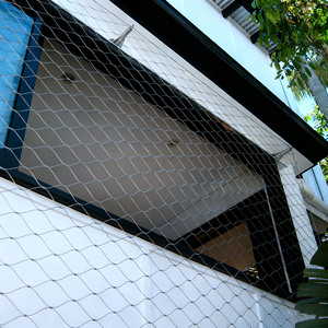 Linh hoạt hàng rào an toàn lưới-thép không gỉ 304/316 Wire Rope <span class=keywords><strong>Net</strong></span> cho atrium & xây dựng nội thất bảo vệ - Product Image 4