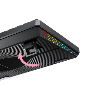 ESGAMING <strong>Custom</strong> Hot Swappable RGB Gasket Structure Wired <strong>Keyboard</strong> 98 <strong>Keys</strong> Backlit Mechanical Gaming <strong>Keyboard</strong> for Computer Window - Product Image 5