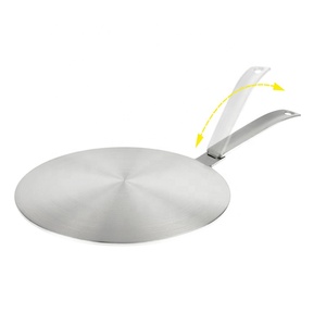 Thép không gỉ nhiệt khuếch tán cảm ứng HOB Bếp Nấu Ăn chuyển đổi đĩa cảm ứng Adapter tấm với có thể tháo rời xử lý - Product Image 2