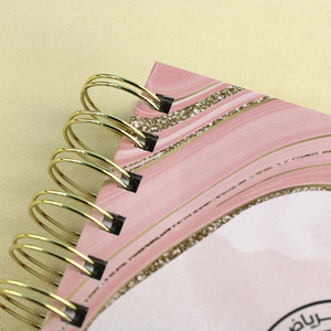 Cuaderno de notas personalizado, diario, papelería, cuaderno de cuero PU de tapa dura con marcador de bucle para bolígrafo - Product Image 2