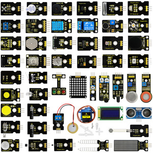 Keyes tudio 48-in-1-Sensor-Starter-Kit mit Geschenk box Elektronisches Komponenten-Kit für Arduino-DIY-Projekte (48-teilige Sensoren)