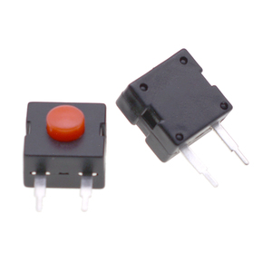 1212-DB 2-poliger SPST-Schalter mit seitlicher Einfügung-selbstsicher nder Druckknopf für Leiterplatten, Bedienfelder, kleine Elektronik - Product Image 2