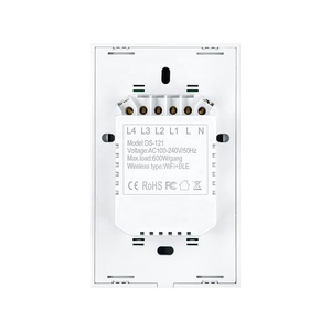 应用遥控语音控制触摸控制现代智能开关和插座智能生活Zigbee WiFi 1 2 3 4组智能开关 - Product Image 6