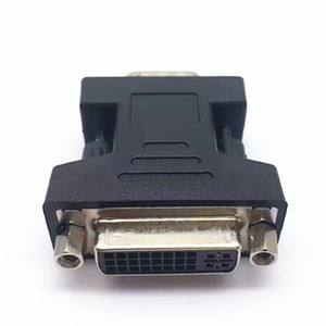 VGA to DVIメスコネクタDVI24 + 5メスto VGAメスアダプタコンピュータグラフィックカード用変換プラグを表示する - Product Image 3