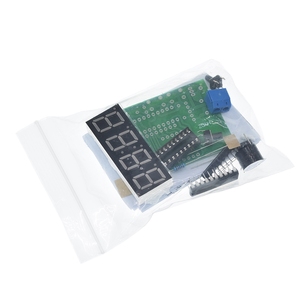 TZT AT89C2051 Digital 4 bit orologio elettronico Suite di produzione elettronica Kit fai da te Kit di apprendimento per Arduino
