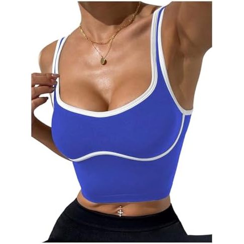 Royal Blue and White