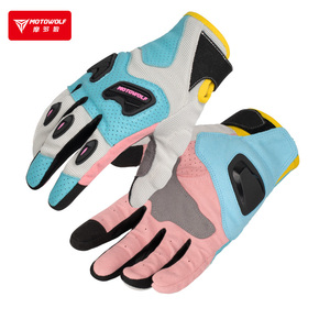 <span class=keywords><strong>Motowolf</strong></span> ถุงมือขี่มอเตอร์ไซค์หนังแกะทัชสกรีน3สี - Product Image 5