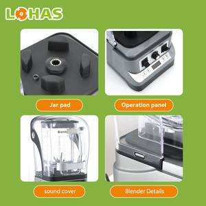 High Speed 3 in 1 Heavy Duty Electric Blender Hand Blender with Sound Cover Smoothie Blender and Juicer Mixer - Product Image 4