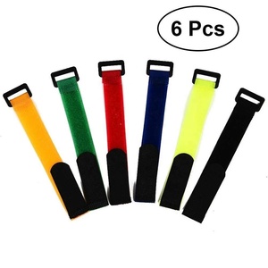 6 PCS Adjustable Durable Cable <strong>Straps</strong> Reusable <strong>Hook</strong> <strong>and</strong> <strong>Loop</strong> <strong>Straps</strong> Cable Ties Set Wires Organizer for Home Office Workspace