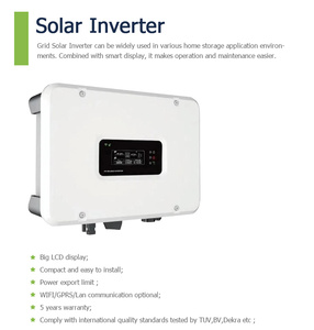 1-10kw tek fazlı ızgara güneş invertör 220VAC güneş enerjisi enerji depolama IP65 5 yıl garanti CT dahili MPPT - Product Image 4