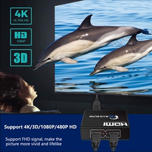 Interruptor HDMI bidireccional SY, conmutador HDMI 1,4 2 en 1 salida, divisor HDMI 2 en 1 salida, compatible con 4K 3D 1080P - Product Image 3