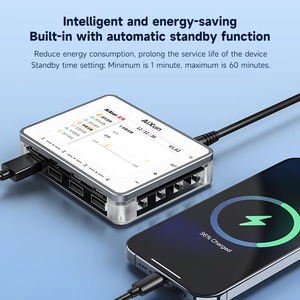 AIXUN PF26 Smart USB <strong>Digital</strong> Display <strong>QC</strong> 3.0 260W for Smartphone Tablets Fast Charging
