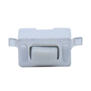 Toy Control 3x6x4,3/5,0mm weißer Schlüsselsc halter 2-poliger taktiler Druckknopf schalter für die Leiterplatte montage - Product Image 5
