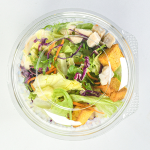 Fábrica Direta De Plástico Descartável 48oz Salada De Frutas Frescas Recipiente De Embalagem Tigela De Salada Redonda Descartável - Product Image 3