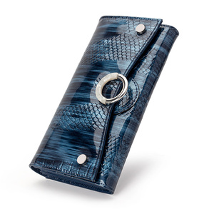 High Quality Latest Design Snake Pattern Long Ladies <strong>Wallet</strong> With Elegant Design Style Credit Cards Holders - Product Image 2