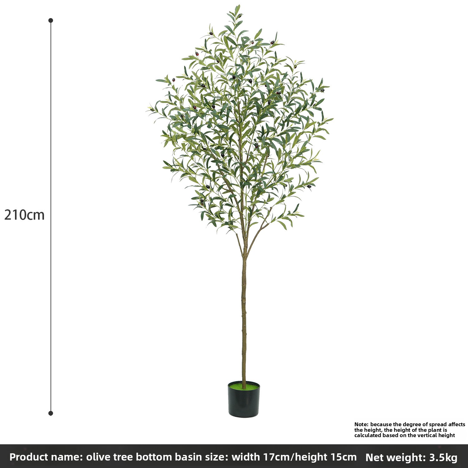 210cm luxury olive tree