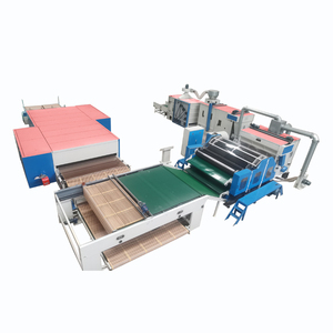 WJM-2 Thermische Bonded Watte-fließband, Thermo Bond Nowoven Stoff Produktionslinie, Polyester Watte Produktionslinie - Product Image 5
