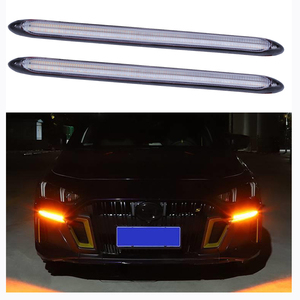 Araba akış ışık başlangıç tarama yeni LED gündüz çalışan ışık üç renkli direksiyon modifiye yüksek parlaklık - Product Image 1