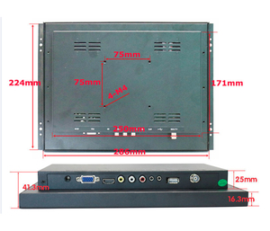 12 Inch Tft Capacitive USB Port Touch Screen <strong>Open</strong> <strong>Frame</strong> <strong>Lcd</strong> Embedded square <strong>Monitor</strong> Display - Product Image 4
