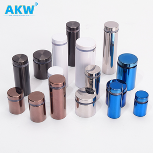 AKW Modern Cheap Sign Gallery <strong>Rail</strong> Acrylic Stainless Steel Solid or <strong>Hollow</strong> 12 16 19 25 30mm Standoffs