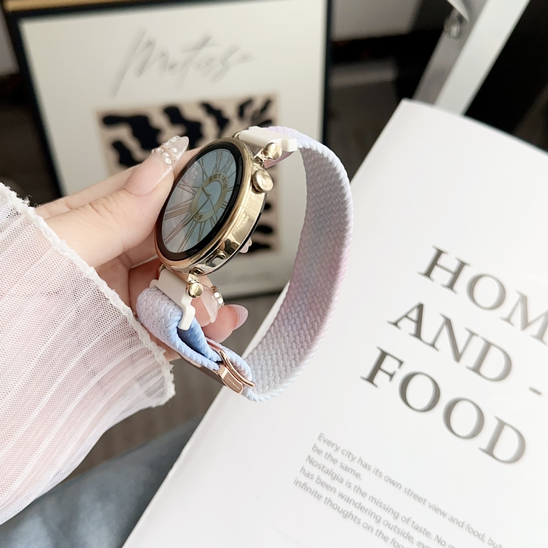 Purple blue Pink Dyed