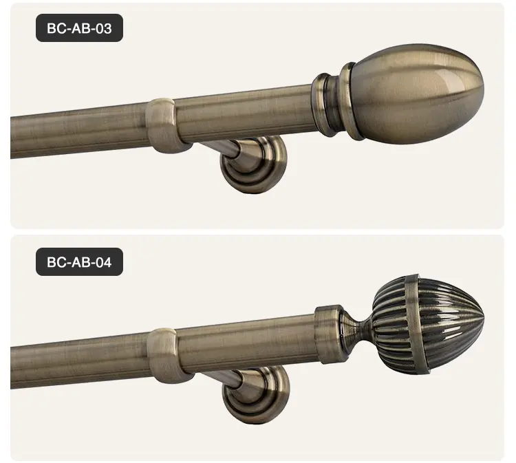 高品質の調整可能なカーテンポールとアクセサリー、豪華で柔軟な拡張可能なアルミニウムカーテンロッド