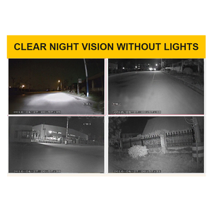 720P 2.0MP 10 IR LED 2.8mmレンズミラー画像AHDドーム反転車のフロントTurettカラーカメラ金属ケース付き - Product Image 6