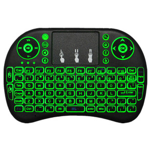 Hotselling 3 colori retroilluminato aria Mouse 2.4G Wireless i8 MINI Touchpad tastiera telecomando per Android Smart TV Box - Product Image 2