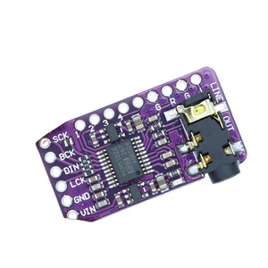 Interfaz PCM5102, decodificador DAC I2S, módulo de reproductor I2S para placa de formato Raspberry Pi pHAT, placa de Audio Digital PCM5102 - Product Image 4
