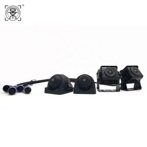 360全景3D倒车可视摄像机全球定位系统导航720P 1080P 4 dvr录像机4摄像机4g安卓9.0汽车仪表盘凸轮 - Product Image 4