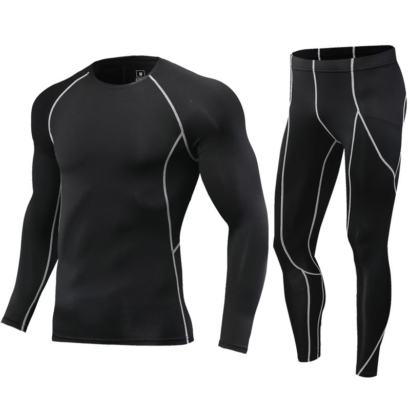 1806 haut noir et gris + 1807 pantalon noir et gris
